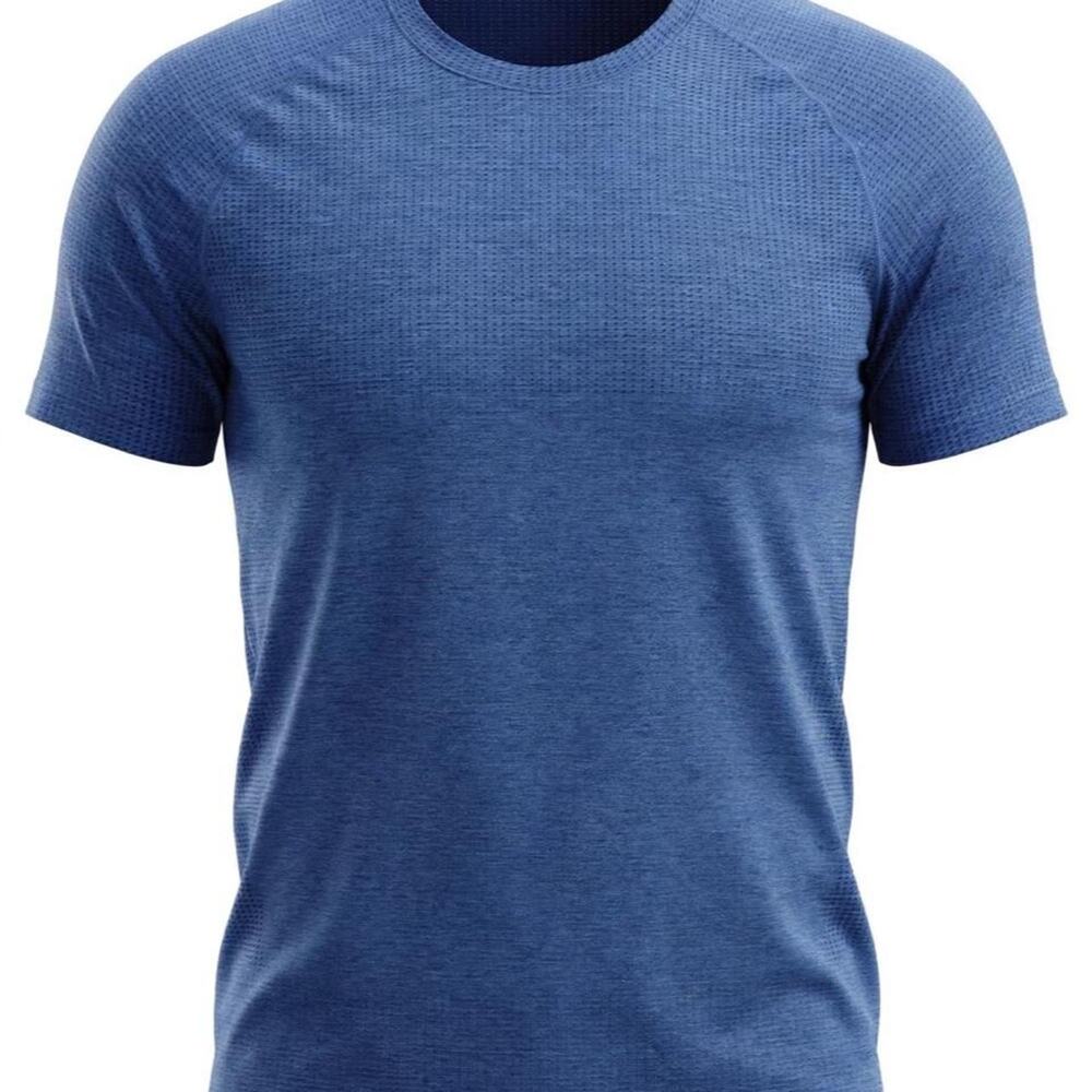 Lululemon Metal Vent Tech Shirt Mens XL Blue Heather Energy